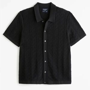 Abercrombie & Fitch Men's Black Button Down